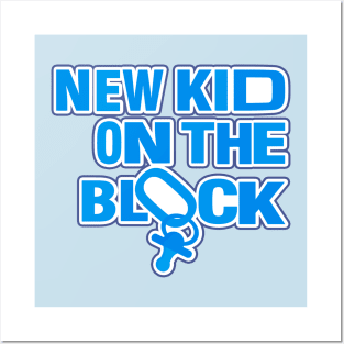 NEW KID (BOY) ON THE BLOCK Posters and Art
